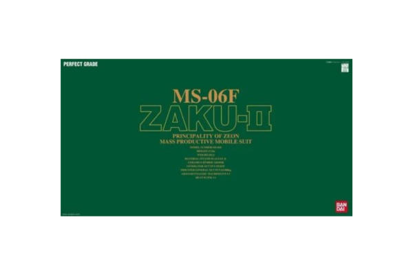 [PG] MK64230 - GUNPLA - PERFECT GRADE - MS-06F ZAKU II - MODEL KIT 1/60